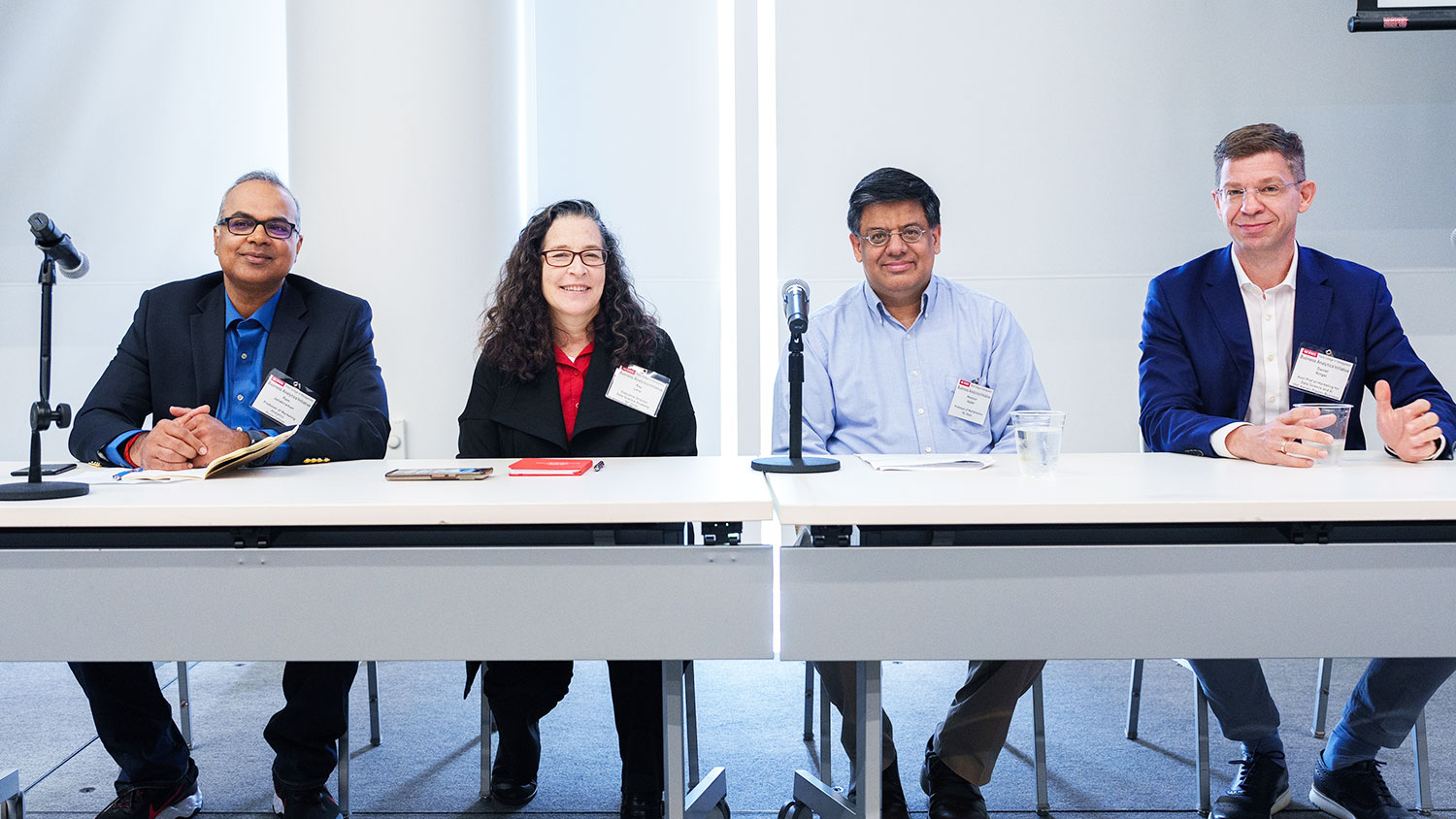Four panelists at BAI Roundtable.